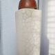 Wooden applique with 60s glass blind