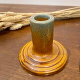 Pair of ceramic candle holders