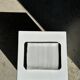 Trio of small rectangular serving dishes white and black Indonesian ceramic 21x16