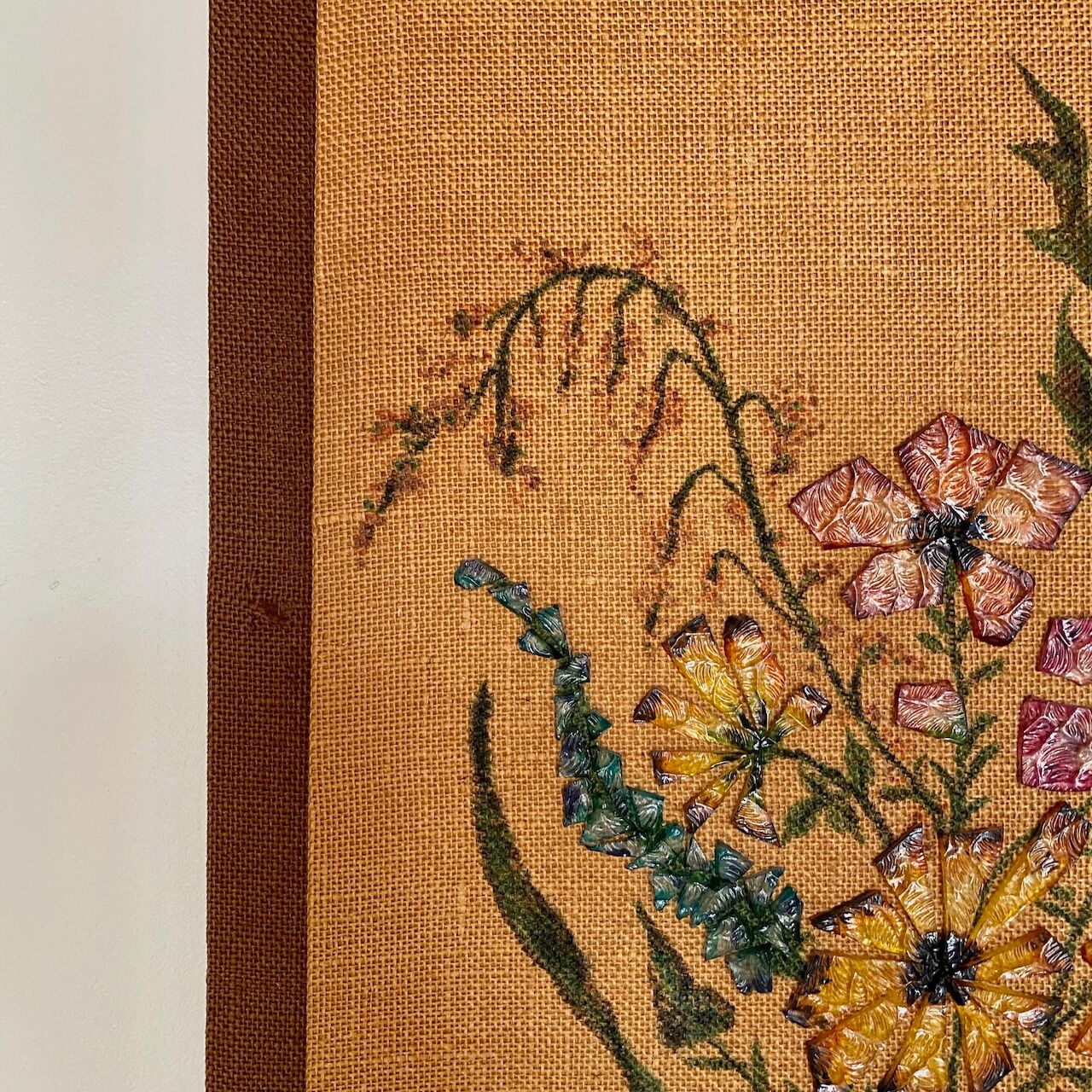 Thérèse Hémery - Painting with diamond glass - Bouquet