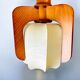 Portuguese mid century modern wooden hanging light