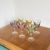 6 new colored glasses from the 60s by Luminarc