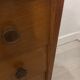 Chest of drawers 3 drawers vintage blond wood 60s