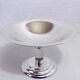 Silver-plated and lucite cup