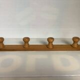 Pine wood coat rack