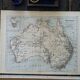 Australia, old map 1887 – Vintage geographical map.