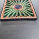 Raffia trivet:multicolor