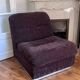 Vintage 1970s lounge chair in chocolate brown velvet with a chrome base.