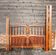 Antique Double Bed Frame in Solid Cherry Wood NF