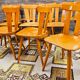 Lot de 12 chaises bistrot vintage