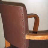Paire de fauteuils de type bridge