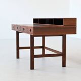 Bureau Peter Lovig Flip-Top Partners en palissandre, Lovig, Danemark, 1960