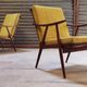 Pair of boomerang armchairs TON Bystřice (Thonet) by Antonin Suman 1960