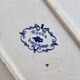 Antique ironstone sauceboat Longchamp model Rouen 19th century