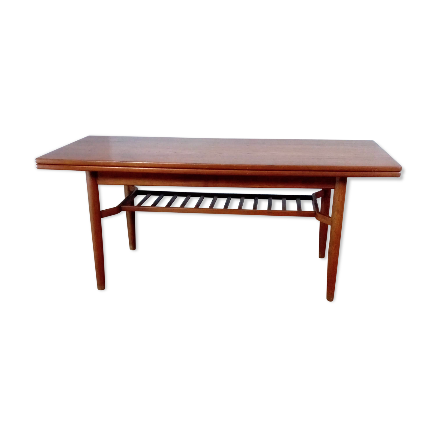 Coffee table with modular system by Folke Ohlsson