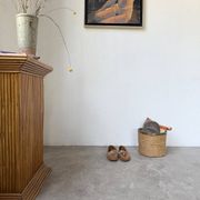 Rattan basket 1970, Italy