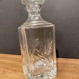 Carafe à whisky en cristal taillé