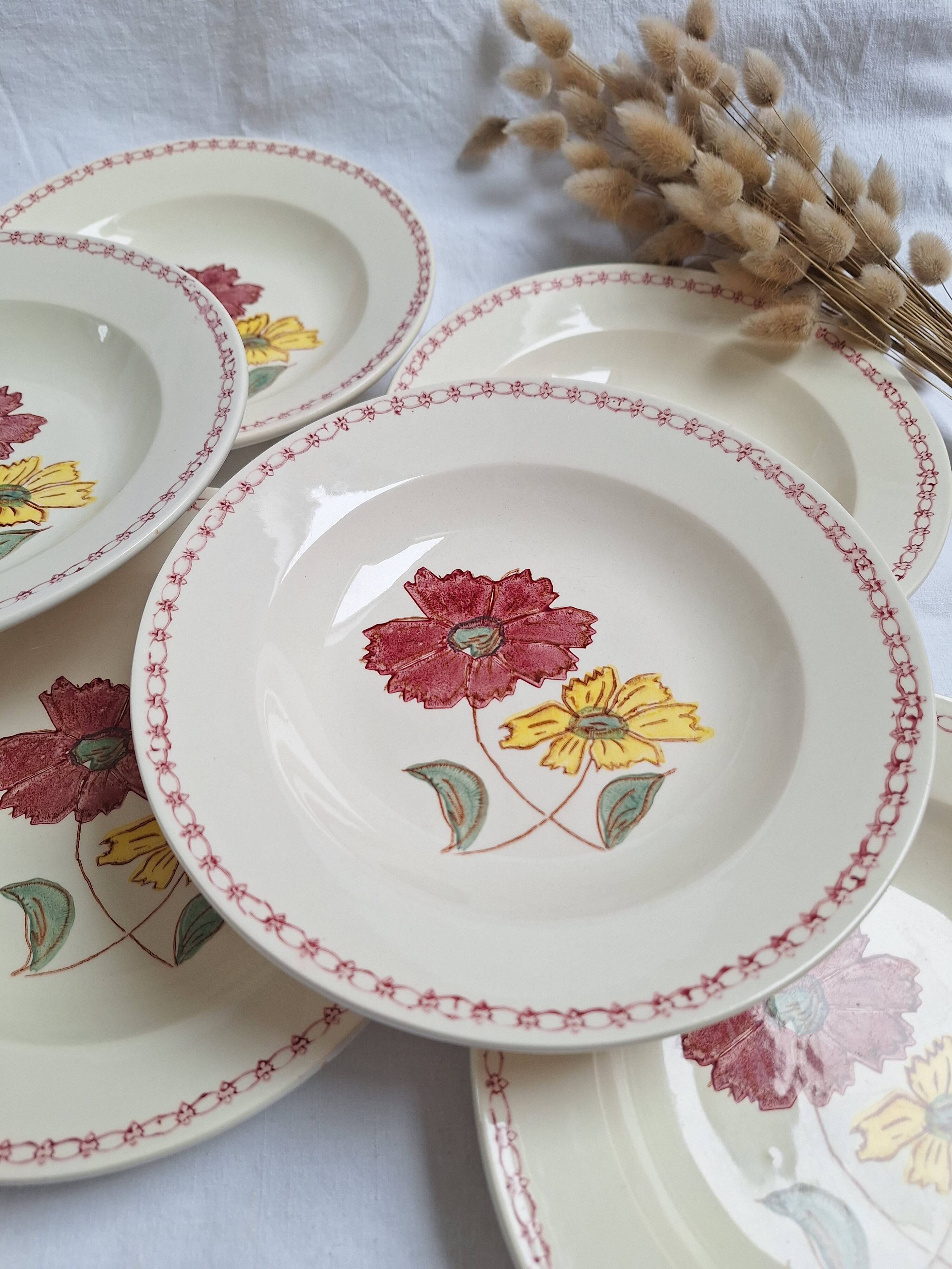 Vintage ADP soup plates
