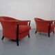 Set of Progetti Lounge Chairs by Umberto Asnago for Giorgetti, 1980s, Set of 2