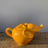 Yellow ceramic elephant teapot