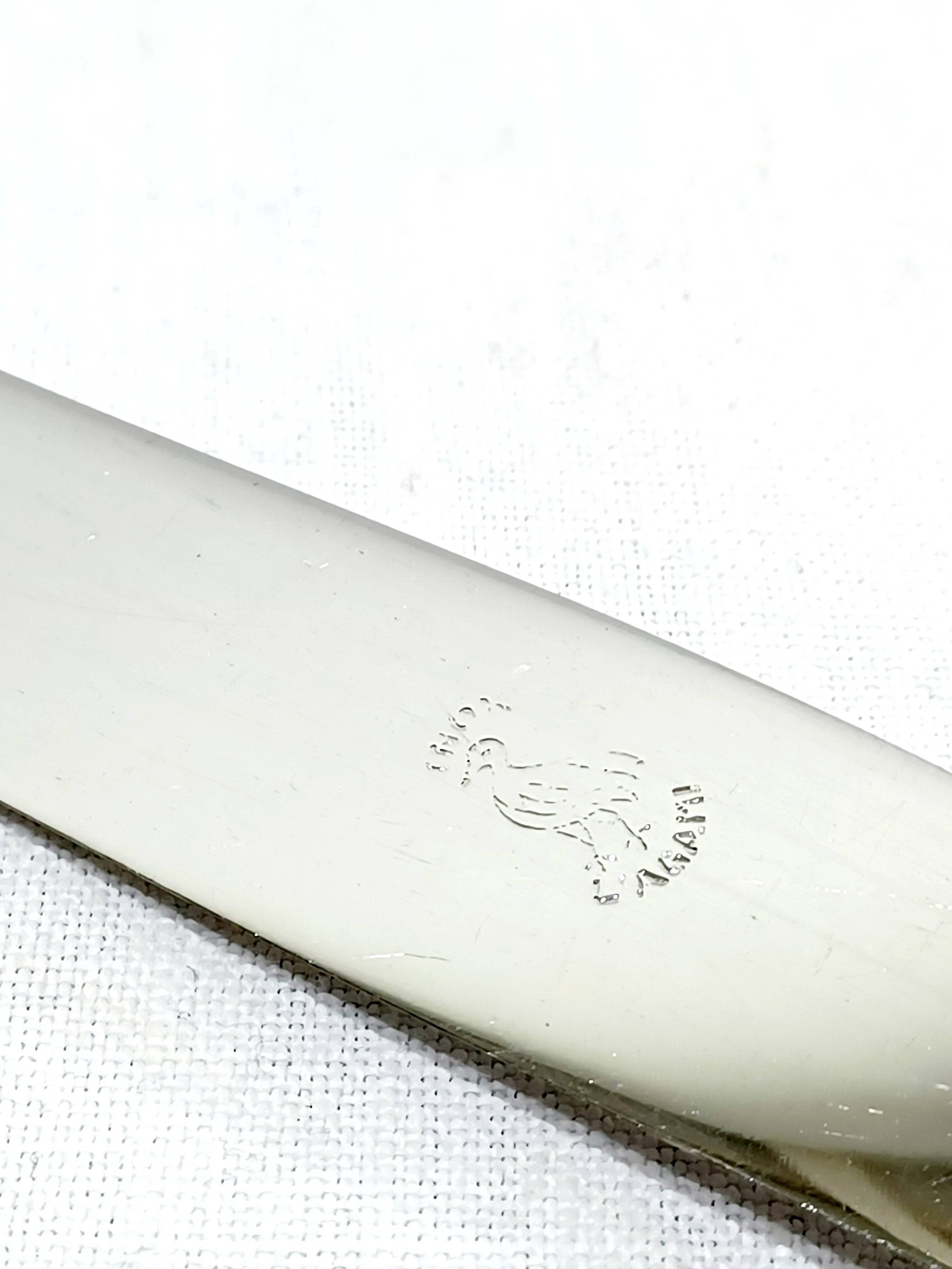 Sfam - 12 silver-plated table knives