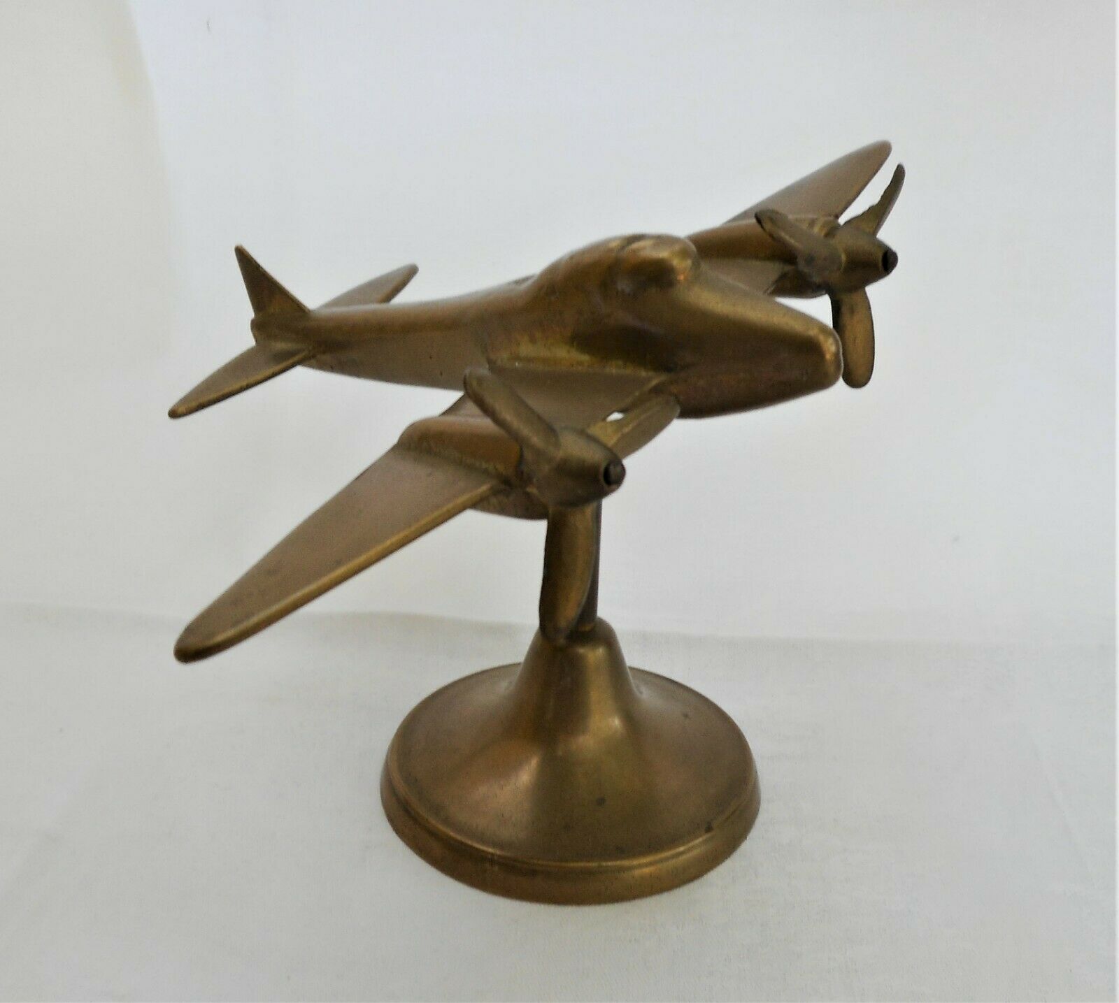 1940s Bronze propeller plane