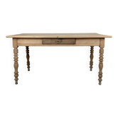 Table de ferme bois brut