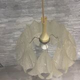 Vintage plexi lucite hanging lamp