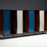 Modernist wardrobes by Willy Van Der Meeren for Tubax, Belgium, 1950s