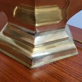 Vintage 1970 lamp in gold metal