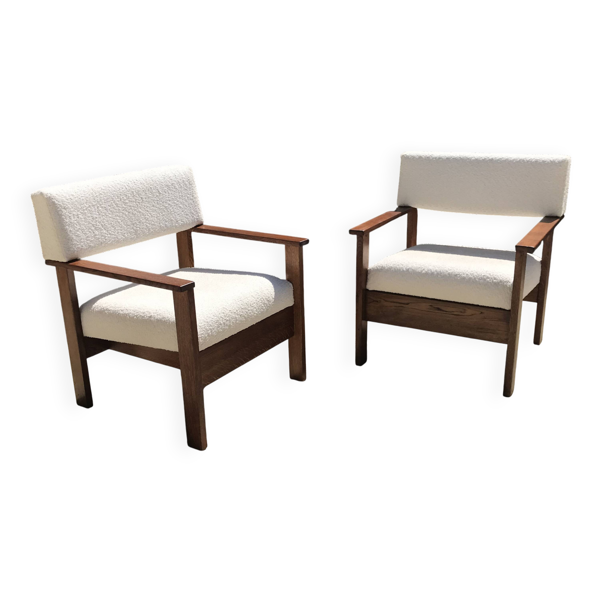 Pair of Scandinavian armchairs