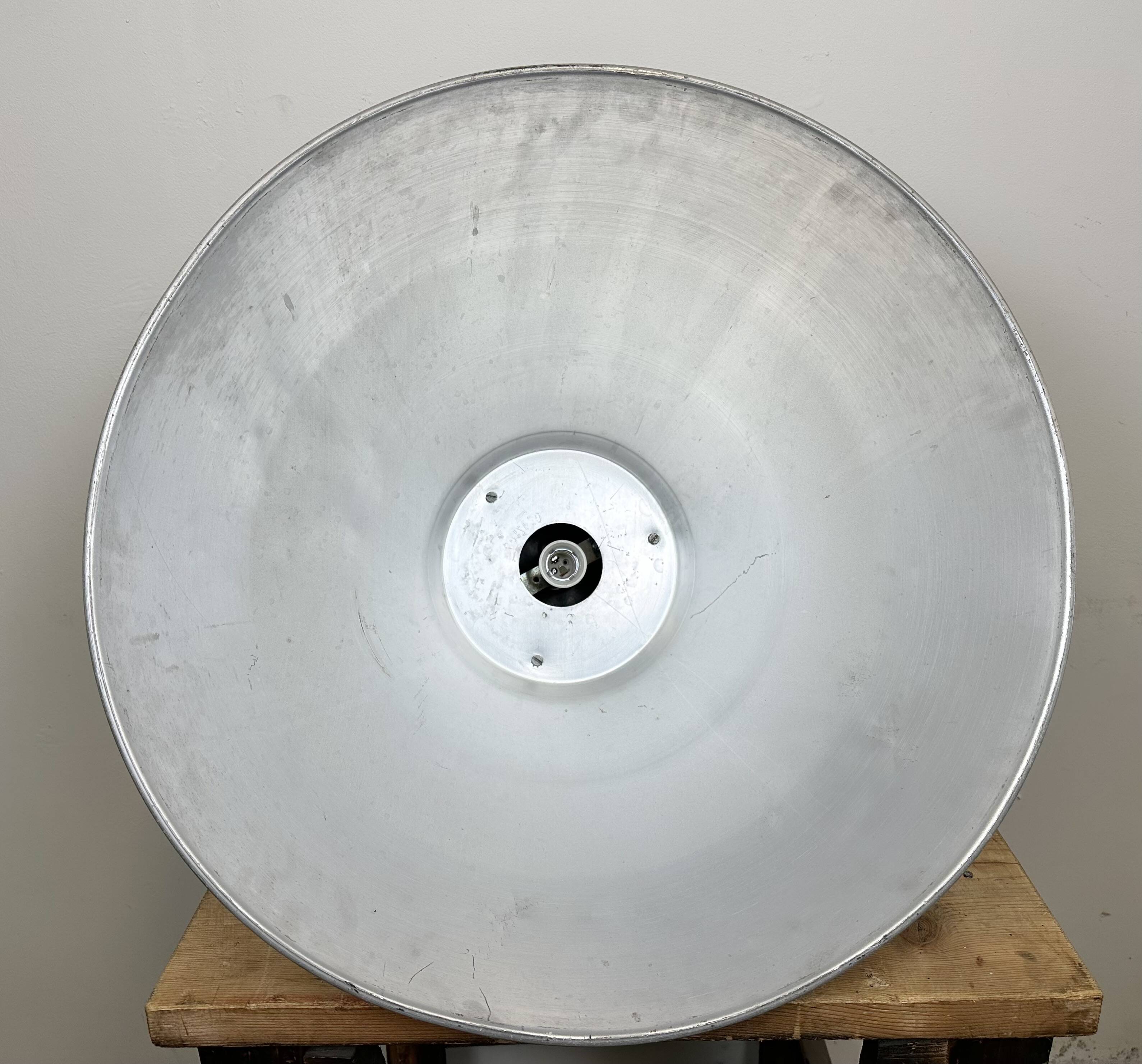 Large Industrial Aluminium Pendant Light from Elektrosvit, 1960s