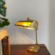 Brass desk lamp