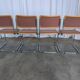 Set of 6 Vintage Cesca Chair by Bene Austria 1970s / Mid Century Chrome Din