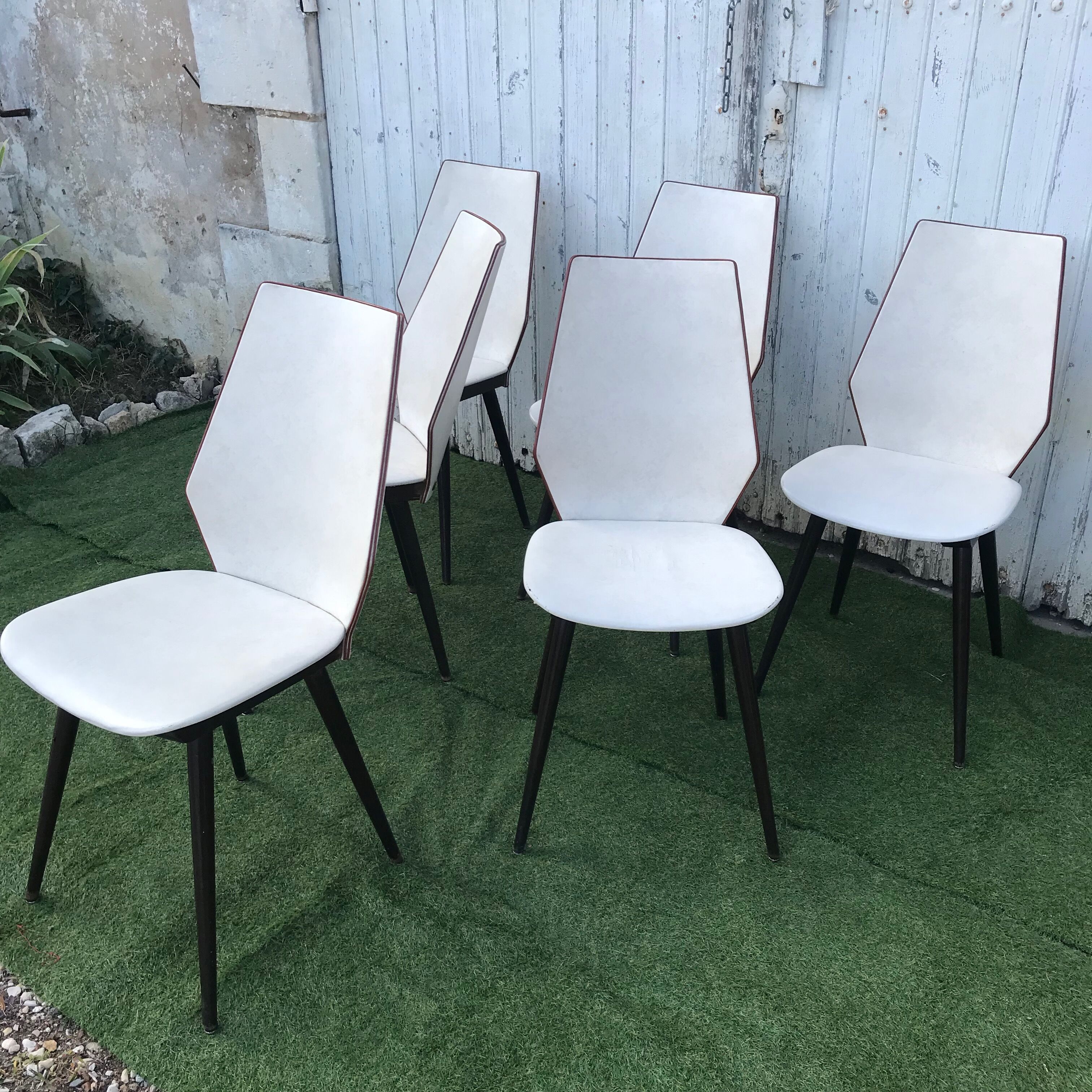 6 50s chairs