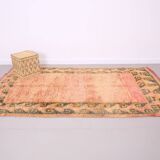 Vintage Moroccan Rug 157 x 274 cm - Peach Handmade Moroccan Rug - Wool Rug