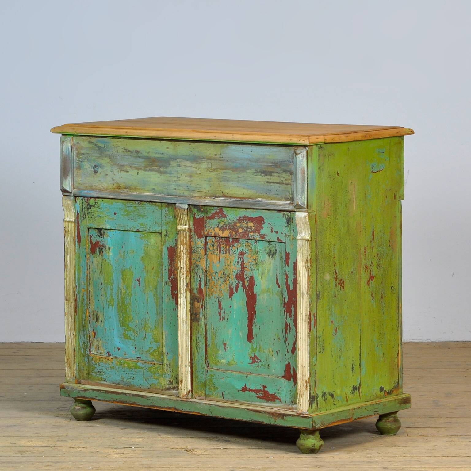 Solid pine sideboard, 1910