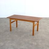 Table basse en teck et chêne, Suède années 1960