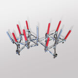 Set of 10 BFM candle holders by Ceasar Stoffi and Fritz Nagel