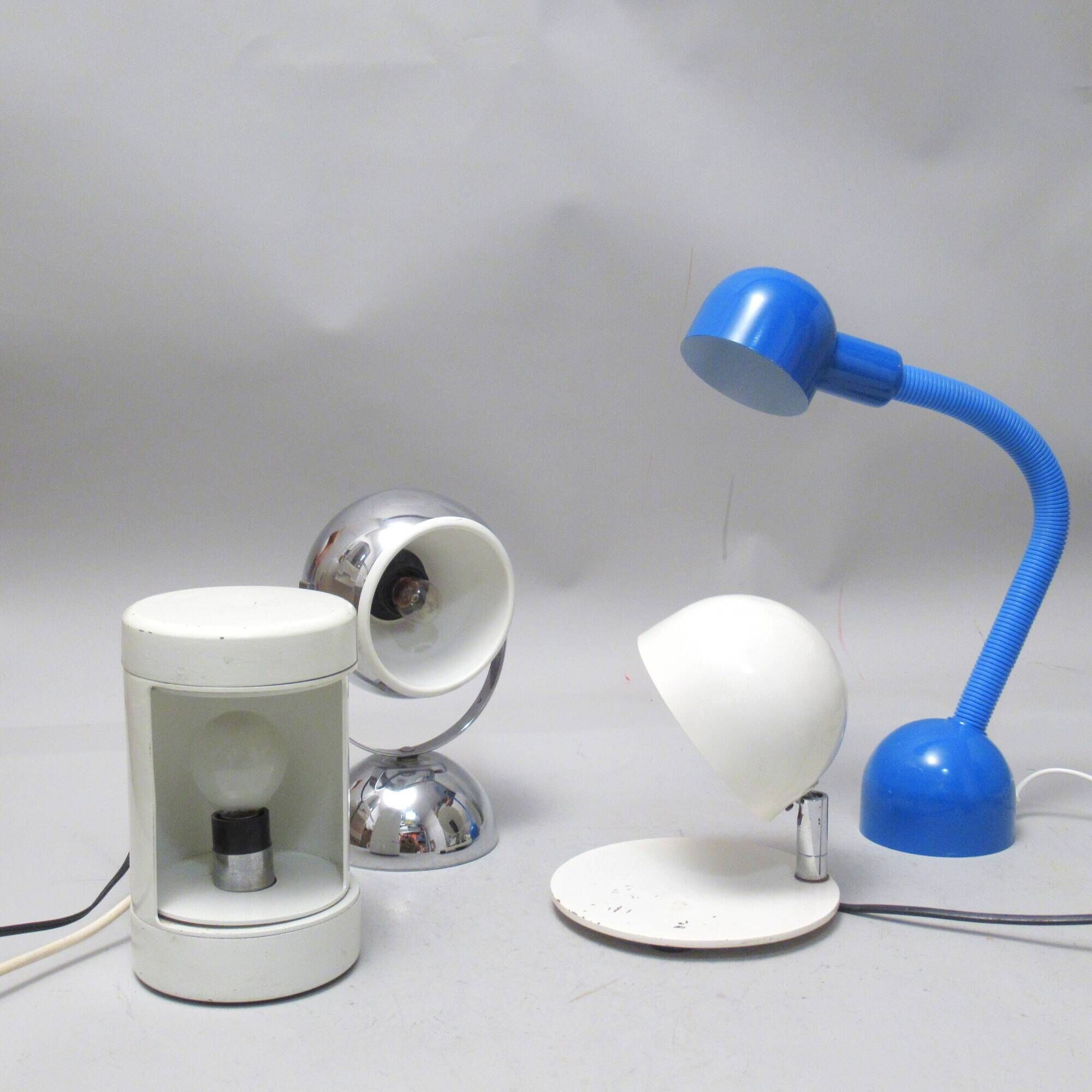 Blue desk lamp from the 80s