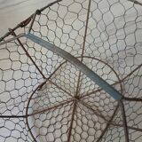 Antique metal basket + wire