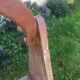 Wooden stepladder