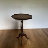 Gueridon period tripod in mahogany style nineteenth century