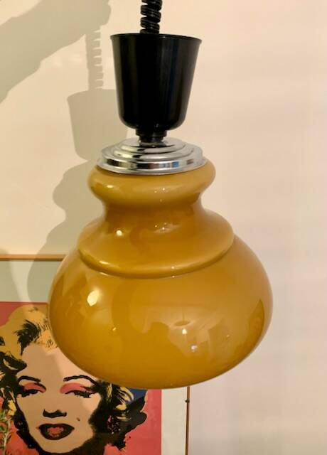 Suspension Ceiling Lamp Vintage Space Age 70's