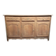 Louis XV period sideboard in solid wood with an air-abrasive finish