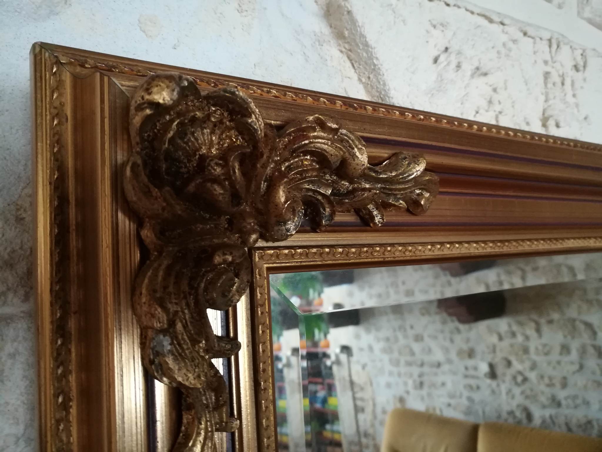 Miroir doré