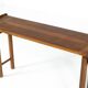 Mid-century console, walnut, Italy, 1970s