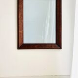 Glazed wood frame