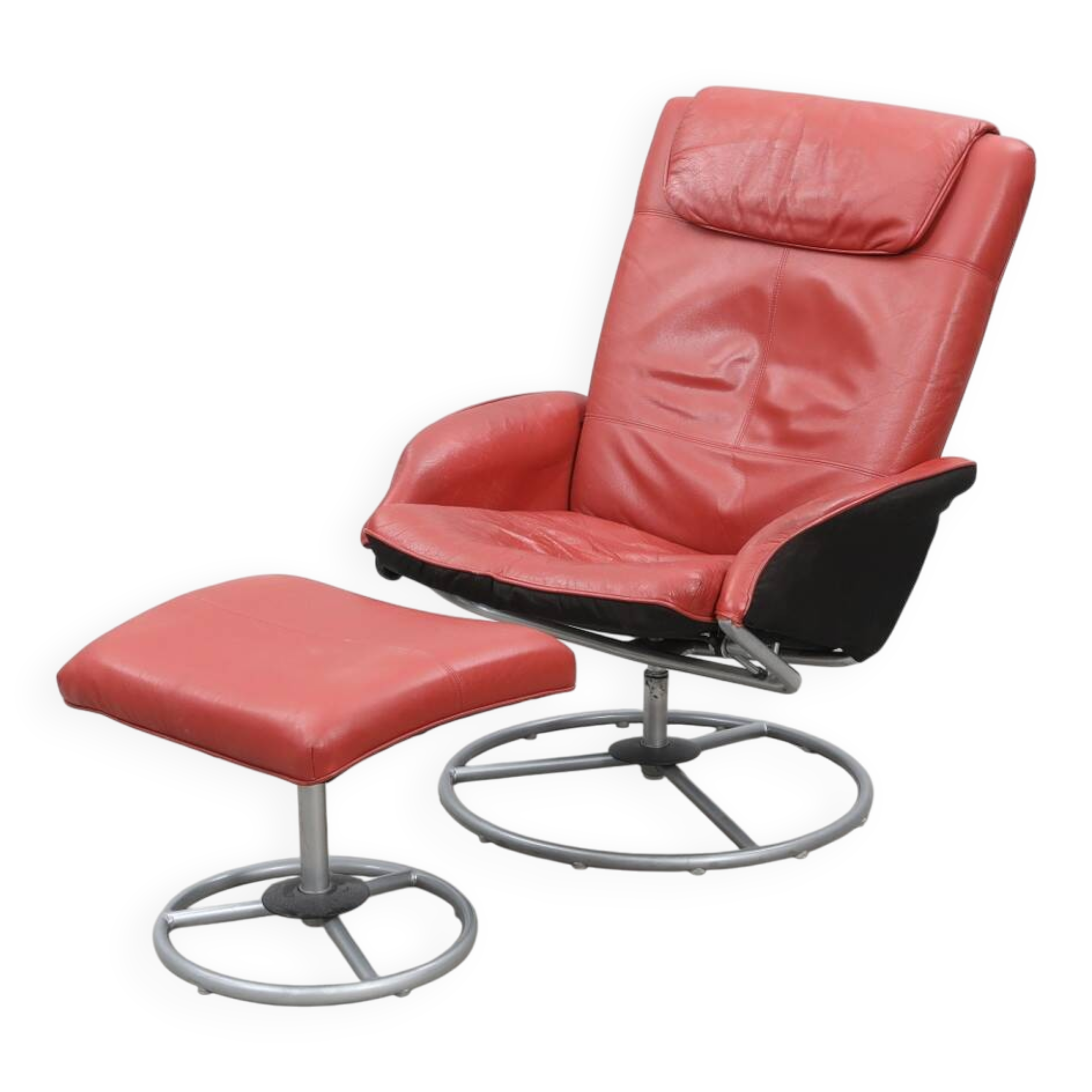 armchair and footstool