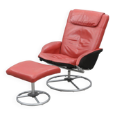 Fauteuil et repose-pied